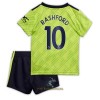 Officiële Voetbalshirt + Korte Broek Manchester United Rashford 10 Derde 2022-23 - Kids